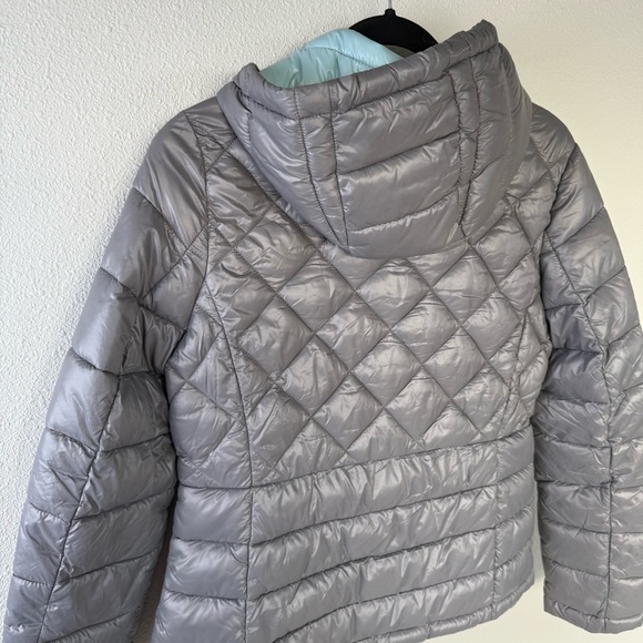 NWOT Noize Kerri Waterproof Wind Resistant Lightweight Puffer Jacket Grey Women - Picture 15 of 16